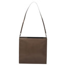GUCCI Shoulder Bag Leather Outlet Brown 004 0406 0492 Auth bs26083-2
