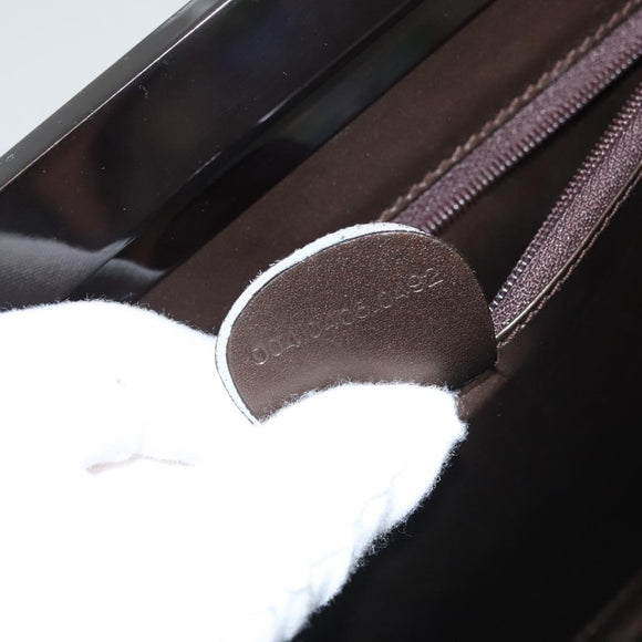 GUCCI Shoulder Bag Leather Outlet Brown 004 0406 0492 Auth bs26083