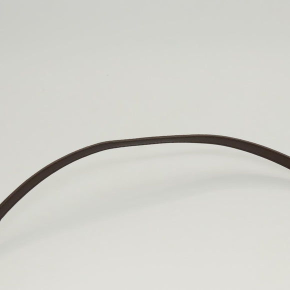 GUCCI Shoulder Bag Leather Outlet Brown 004 0406 0492 Auth bs26083