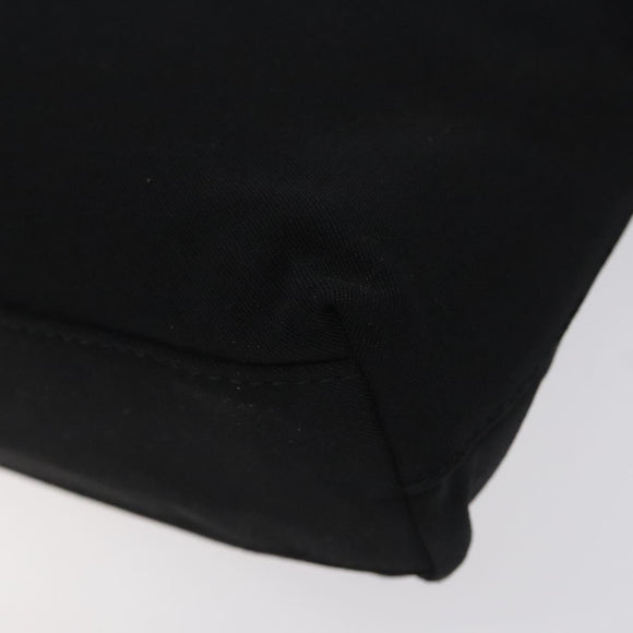 Salvatore Ferragamo Shoulder Bag Canvas Black Gold Auth bs26089