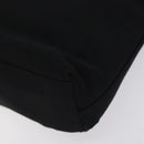 Salvatore Ferragamo Shoulder Bag Canvas Black Gold Auth bs26089-15