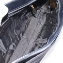 Salvatore Ferragamo Shoulder Bag Canvas Black Gold Auth bs26089-11