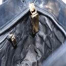 Salvatore Ferragamo Shoulder Bag Canvas Black Gold Auth bs26089-18