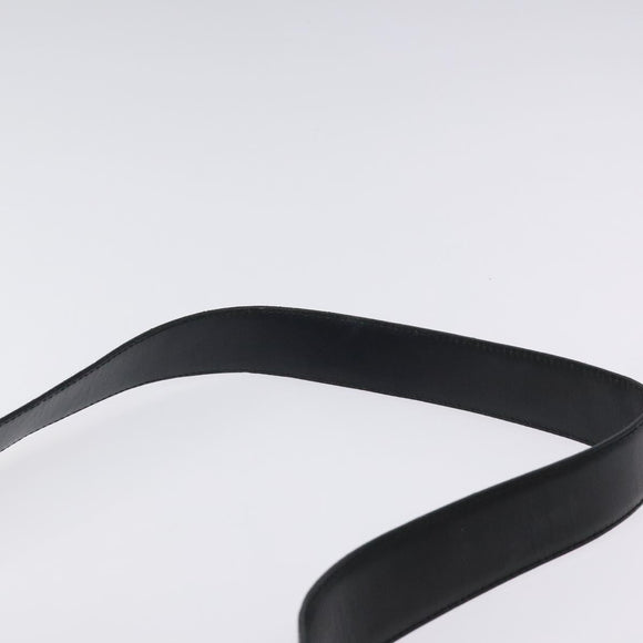 Salvatore Ferragamo Shoulder Bag Canvas Black Gold Auth bs26089