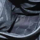 Salvatore Ferragamo Shoulder Bag Canvas Navy Silver Auth bs26091-20