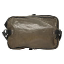 Chloe Body Bag Leather Khaki Silver Auth bs26092-2