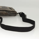 Chloe Body Bag Leather Khaki Silver Auth bs26092-7