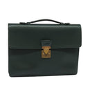 LOUIS VUITTON Taiga Serviette Kourad Business Bag Epicea M30074 LV Auth bs26103-1