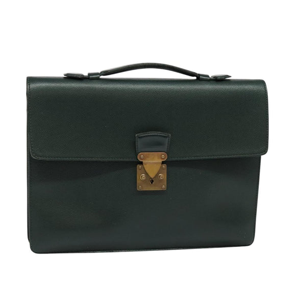 LOUIS VUITTON Taiga Serviette Kourad Business Bag Epicea M30074 LV Auth bs26103