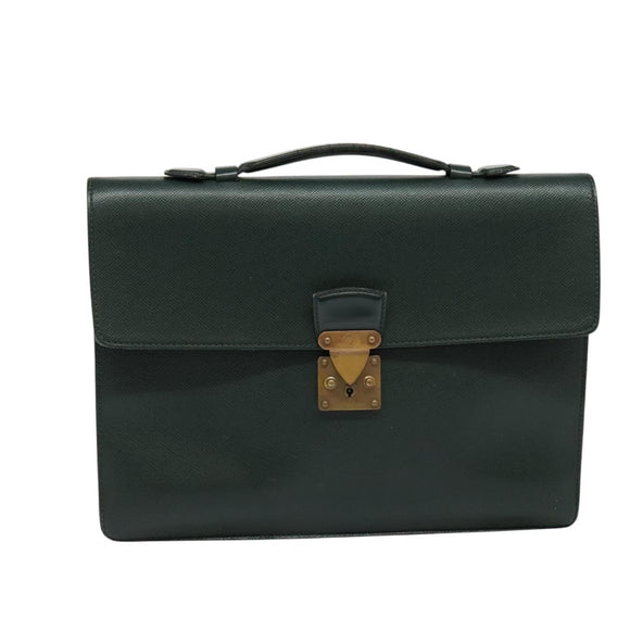 LOUIS VUITTON Taiga Serviette Kourad Business Bag Epicea M30074 LV Auth bs26103