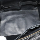 CHANEL Matelasse Vanity Pouch Enamel Black Gold CC Auth bs26105-10