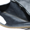 CHANEL Matelasse Vanity Pouch Enamel Black Gold CC Auth bs26105-22