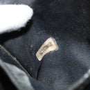 CHANEL Matelasse Vanity Pouch Enamel Black Gold CC Auth bs26105-12