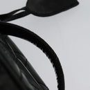 CHANEL Matelasse Vanity Pouch Enamel Black Gold CC Auth bs26105-14