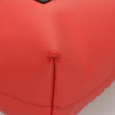 BALENCIAGA Tote Bag Leather Orange Gold Silver Auth bs26109-15