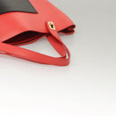 BALENCIAGA Tote Bag Leather Orange Gold Silver Auth bs26109-8