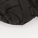 BURBERRY Waist Bag Canvas Gray Silver Auth bs26111-15