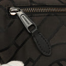 BURBERRY Waist Bag Canvas Gray Silver Auth bs26111-18