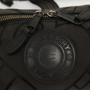 BURBERRY Waist Bag Canvas Gray Silver Auth bs26111-19