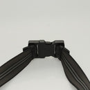 BURBERRY Waist Bag Canvas Gray Silver Auth bs26111-9