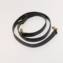 VERSACE Hand Bag Leather Black Gold Auth bs26123-20