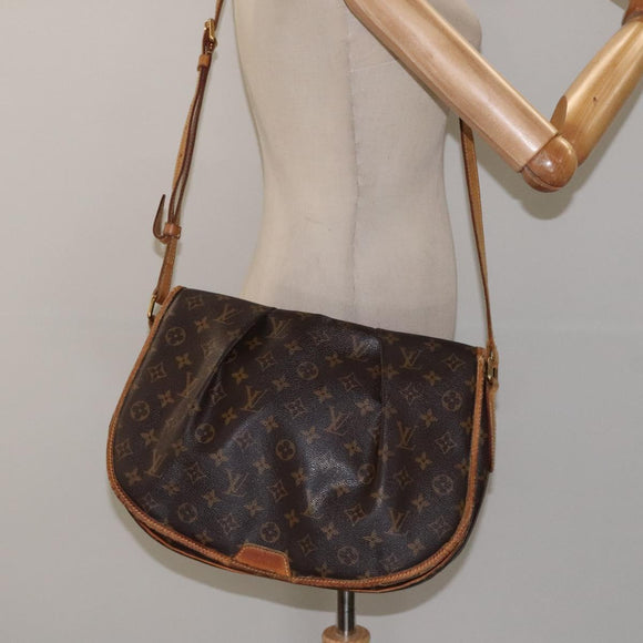 LOUIS VUITTON Monogram Menilmontant MM Shoulder Bag M40473 LV Auth bs26130