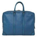 LOUIS VUITTON Epi Porte Documents Voyage Business Bag Blue M54475 Auth bs26141-13