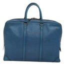 LOUIS VUITTON Epi Porte Documents Voyage Business Bag Blue M54475 Auth bs26141-2