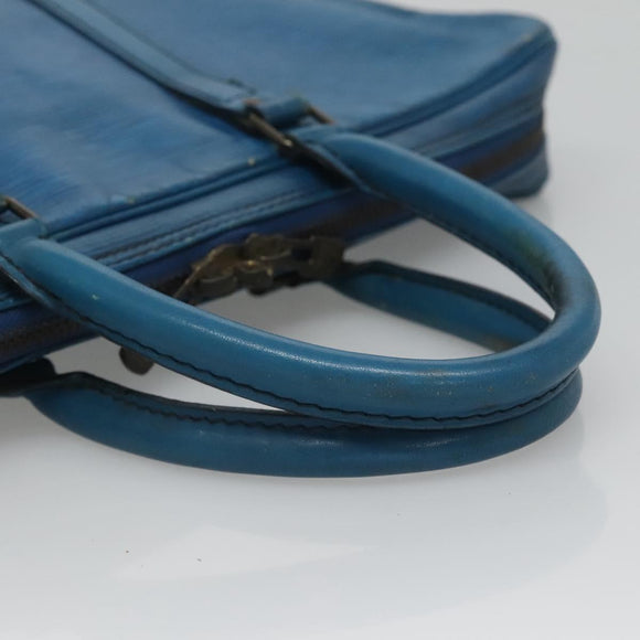 LOUIS VUITTON Epi Porte Documents Voyage Business Bag Blue M54475 Auth bs26141