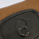 CELINE Shoulder Bag Leather Beige Auth bs26145-14
