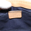 CELINE Shoulder Bag Leather Beige Auth bs26145-16