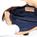 CELINE Shoulder Bag Leather Beige Auth bs26145-19