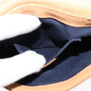 CELINE Shoulder Bag Leather Beige Auth bs26145-20