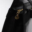 Salvatore Ferragamo Vala Shoulder Bag Leather Black Gold Auth bs26158-15