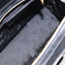 Salvatore Ferragamo Vala Shoulder Bag Leather Black Gold Auth bs26158-17