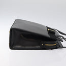 Salvatore Ferragamo Vala Shoulder Bag Leather Black Gold Auth bs26158-4