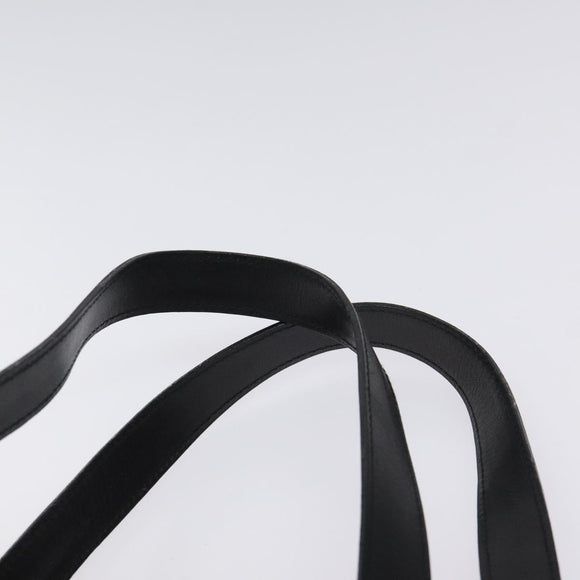 Salvatore Ferragamo Vala Shoulder Bag Leather Black Gold Auth bs26158