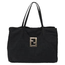 FENDI Zucca Canvas Hand Bag Black Auth bs26161-13