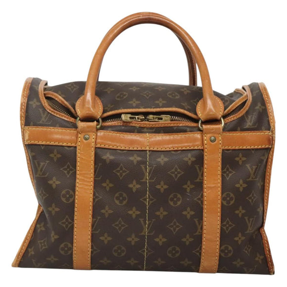 LOUIS VUITTON Monogram Sac Shan 40 Pet Carry M42024 LV Auth bs26174