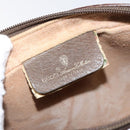 GUCCI GG Supreme Web Sherry Line Clutch Bag PVC Beige 89 01 012 Auth bs26177-9