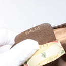 GUCCI GG Supreme Web Sherry Line Clutch Bag PVC Beige 89 01 012 Auth bs26177-12