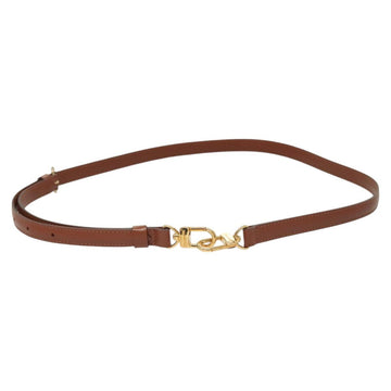 LOUIS VUITTON Adjustable Shoulder Strap Leather 36.6""-44.1"" Brown Auth bs26185 - 0
