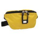 DOLCE&GABBANA Waist bag Nylon Silver Yellow Auth bs26192-1