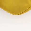 DOLCE&GABBANA Waist bag Nylon Silver Yellow Auth bs26192-16