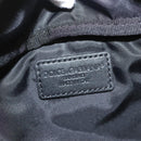 DOLCE&GABBANA Waist bag Nylon Silver Yellow Auth bs26192-11