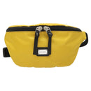 DOLCE&GABBANA Waist bag Nylon Silver Yellow Auth bs26192-13