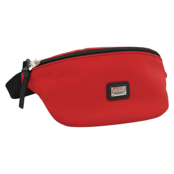 DOLCE&GABBANA Waist bag Nylon Red Auth bs26193