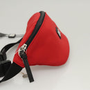 DOLCE&GABBANA Waist bag Nylon Red Auth bs26193-4