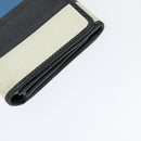 BALENCIAGA Wallet Leather 3Set Black Silver blue Auth bs26196-27