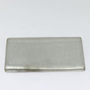 BALENCIAGA Wallet Leather 3Set Black Silver blue Auth bs26196-3